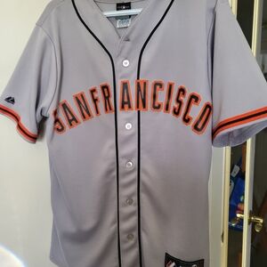 Majestic San Francisco Giants Road  Jersey Size M And Home Jersey Size m/l +